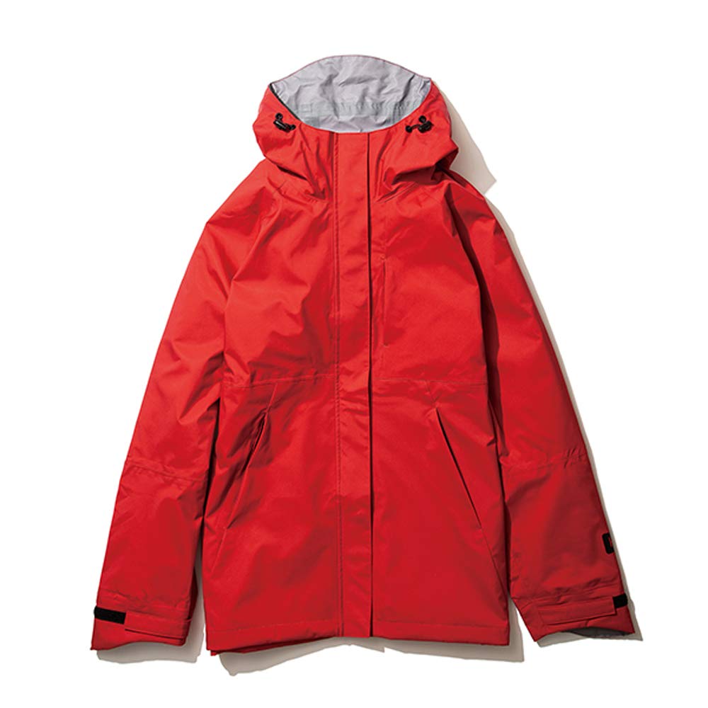 

KiU Heavy Rain Stretch Rain Raincoat, Compatible, 2-Way Jacket, Mighty, Red, M, Breathable, Durable, Elastic, K166M-916