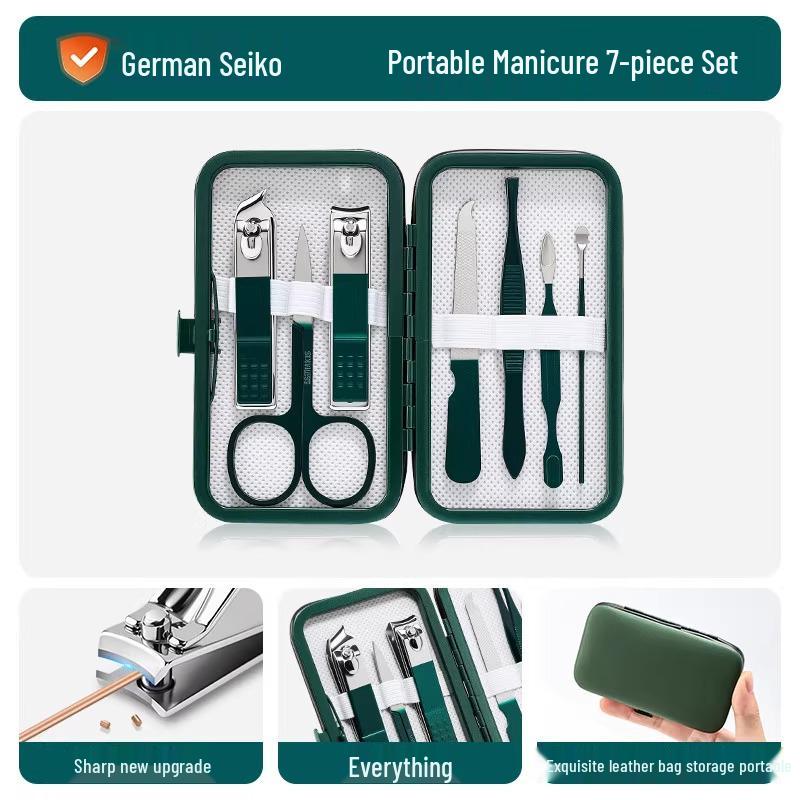 

Набор для стрижки ногтей и ухода 2025: Ножницы для ногтей, Ухочистка, Ушная ложка - Премиальные инструменты для педикюра