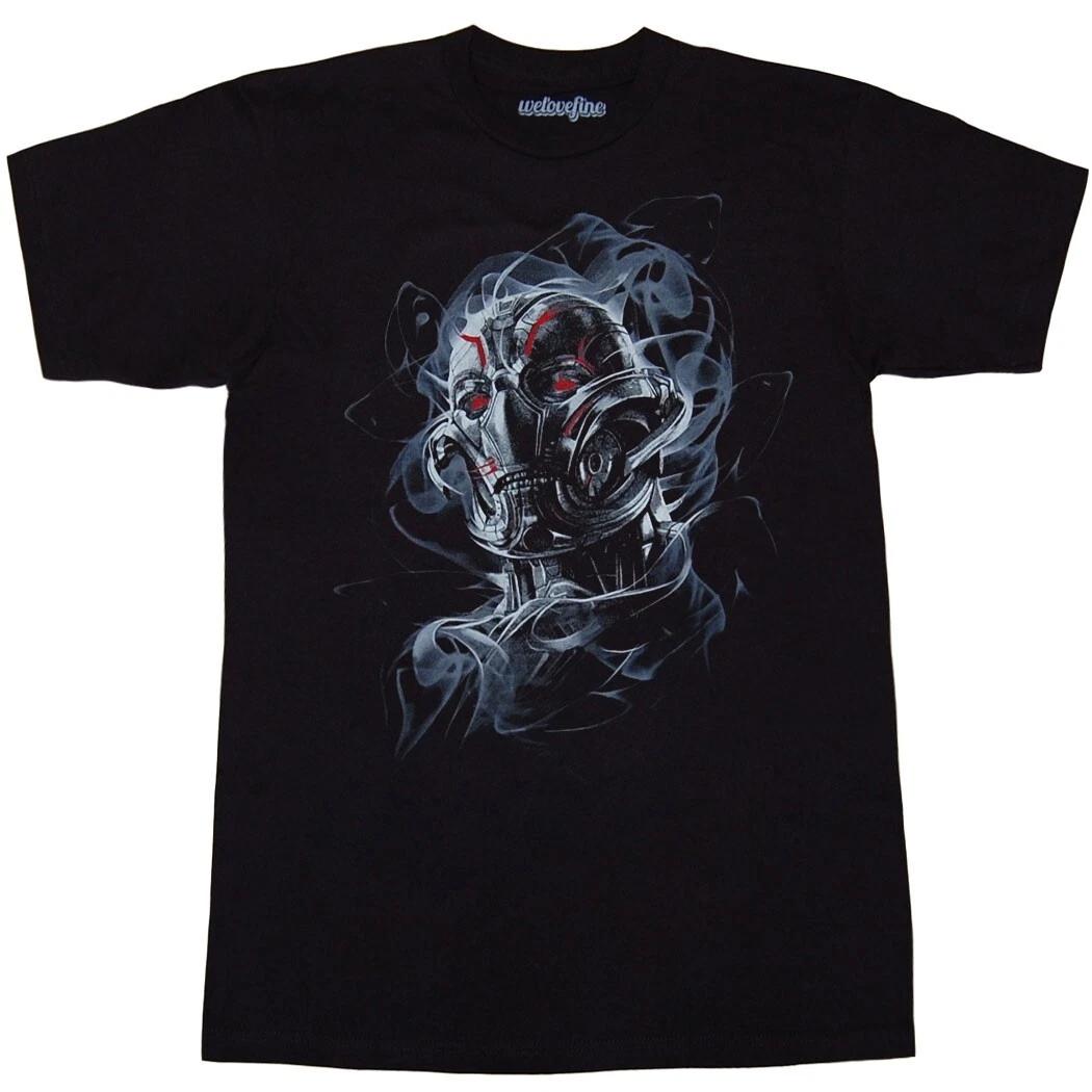 Avengers Ultron Smoke Treatment 100% Cotton T-shirt Mens Tees Top M