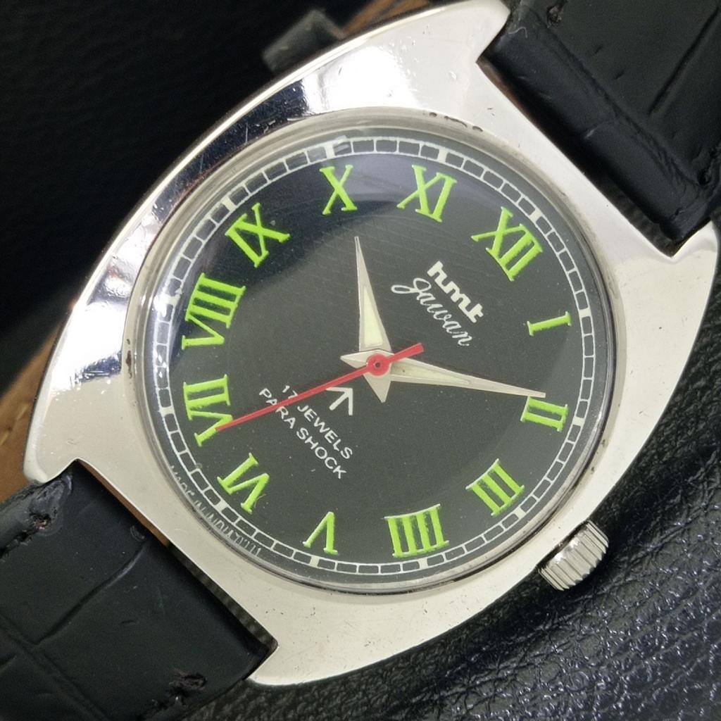 

ВИНТАЖНЫЕ ЧАСЫ HMT JAWAN С РУЧНЫМ ЗАВОДОМ, ИНДИЙСКИЕ МУЖСКИЕ ЧАСЫ С ЧЕРНЫМ ЦИФЕРБЛАТОМ a700305-5 R202-a700305