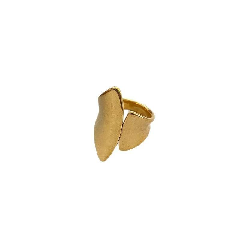 1 Geometric Ring With A High-End Feel, An Open Adjustable Ladies' Ring, A Perfect Gift, Jewelry Accessory.