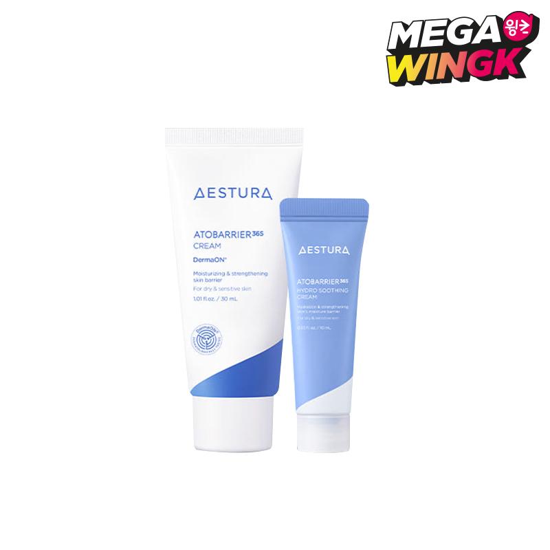 Крем AESTURA Atobarrier 365 Cream 30ml + Soothing Cream 10ml Set