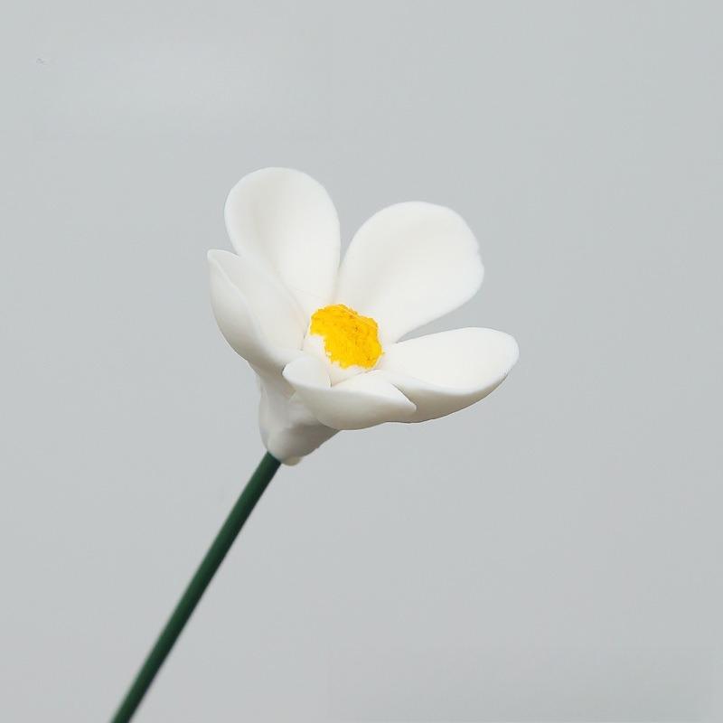 

1 шт. Фарфоровый цветок ручной работы Искусственный цветок Скульптурный цветок Орнамент для дома Гостиная Офис Украшение Букет