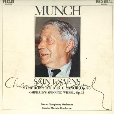 LP Record CHARLES MUNCH - Munch's Art - Volume 13 / Saint-Sae SRA2563 RCA Japan Classical Used