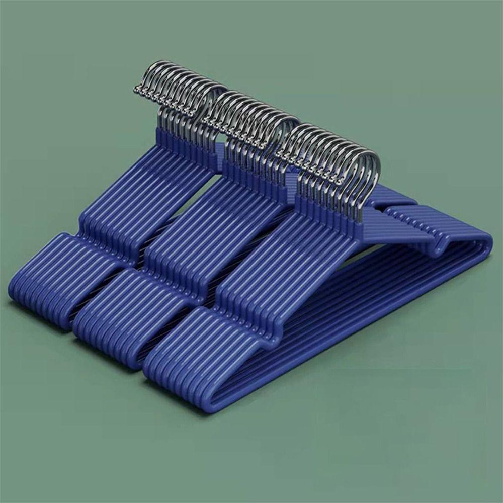 10PCS Hangers Household Dry Clothes Hanging Rack Stainless Steel Clothes Dress Organizer