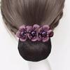 Cloth Hair Bun Net Korean Style Office Hair Flower Spring Hair Clip  Hotel Staff Uniform