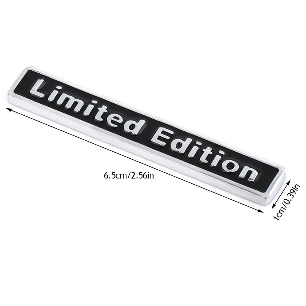 1 ks 6,5*1cm kovová limitovaná edice blatník odznak kufr znak závodní SUV sportovní samolepky potisk na karoserii pro všechna auta