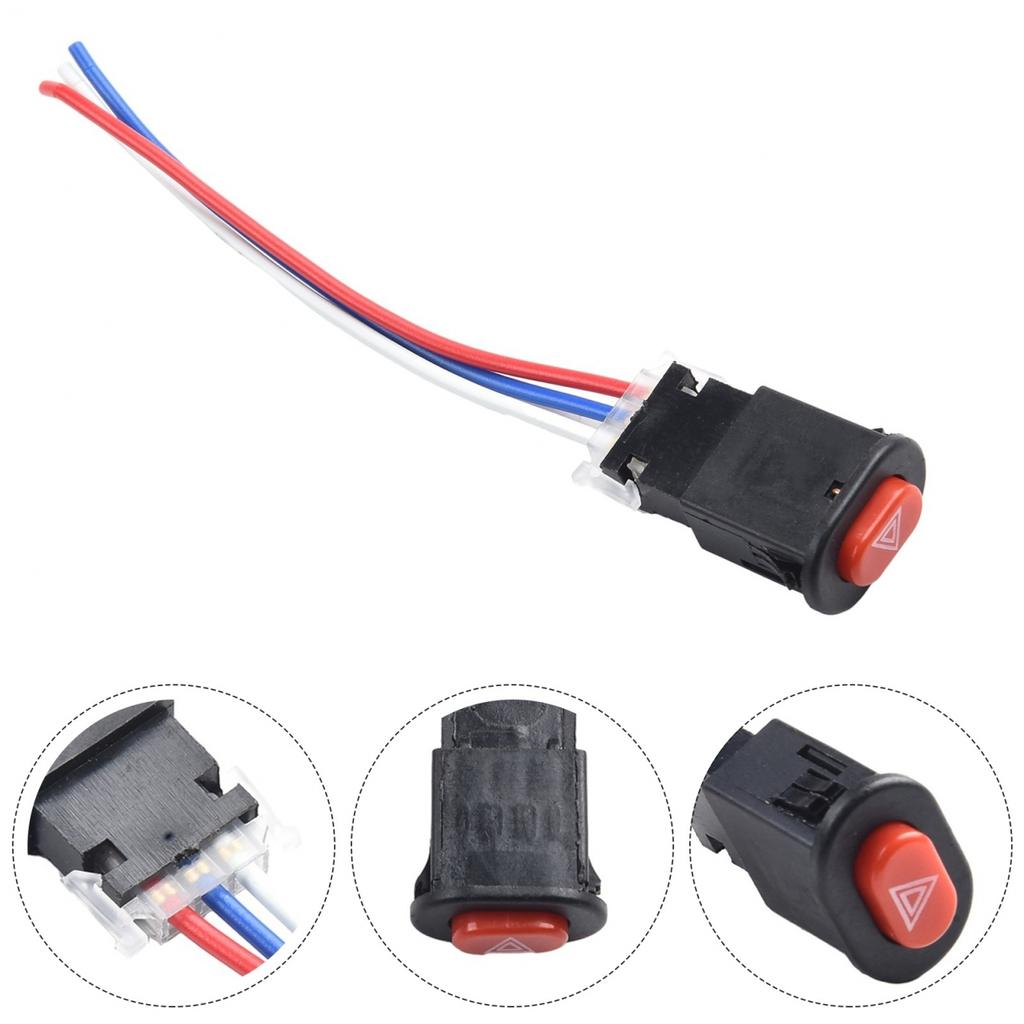 Switch Button Motorcycle Plastic Scooter 12V-24V 40x25mm