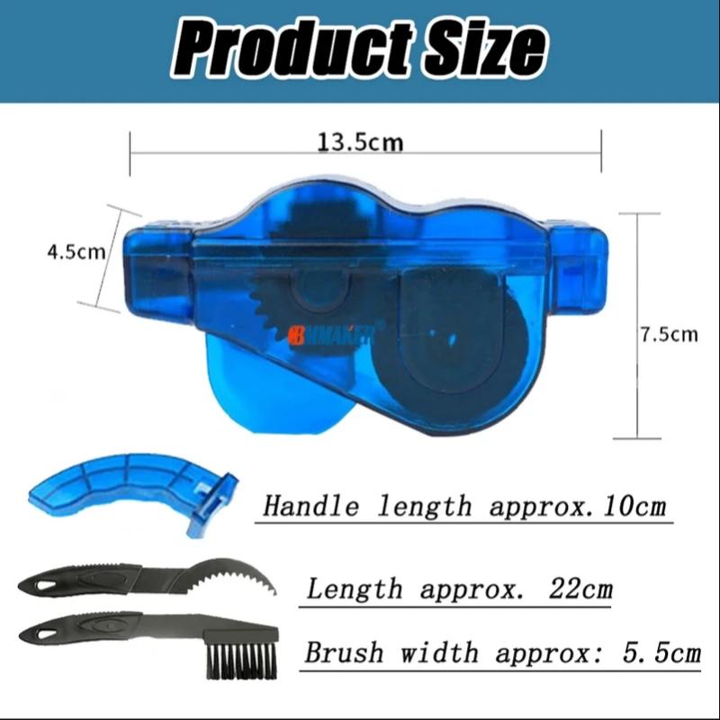 Curățător Portabil Lanț Bicicletă Perii Bicicletă Scrubber Instrument Spălare Kit Curățare Ciclism Montan Accesoriu Exterior