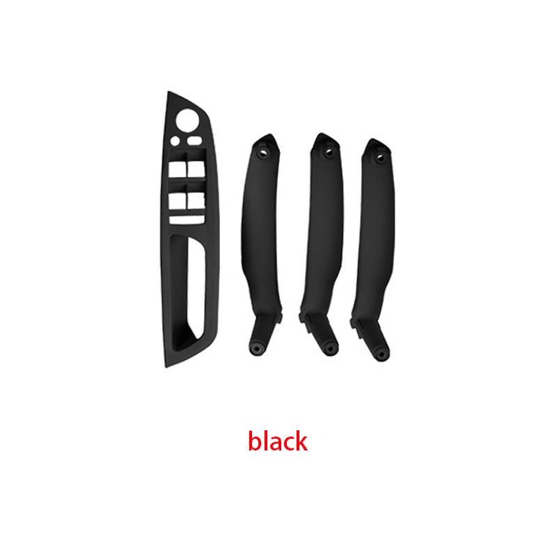 Bej Negru Gri Cotieră Mașină scaunul șoferului din stânga față LHD Mâner interior al ușii Panoul interior Tragere Capa de ornament pentru BMW E70 E71 X5