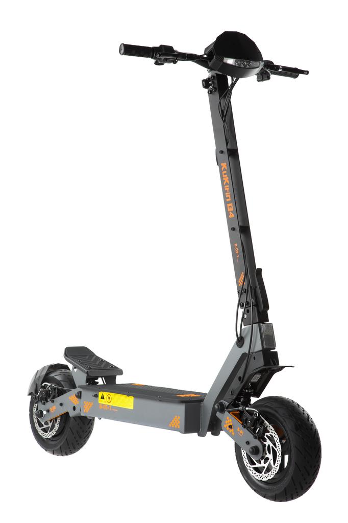 KuKirin G4 Off-Road Electric Scooter, 2000W High Power Brushless Motor, 60V 20Ah Large Battery, 75KM Long Range, 11 Inch, Smart Cool Light System