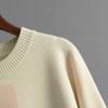 Autumn and Winter Knitted Sweater Women's Medium and Long Jacquard Loose Bottoming Shirt Top