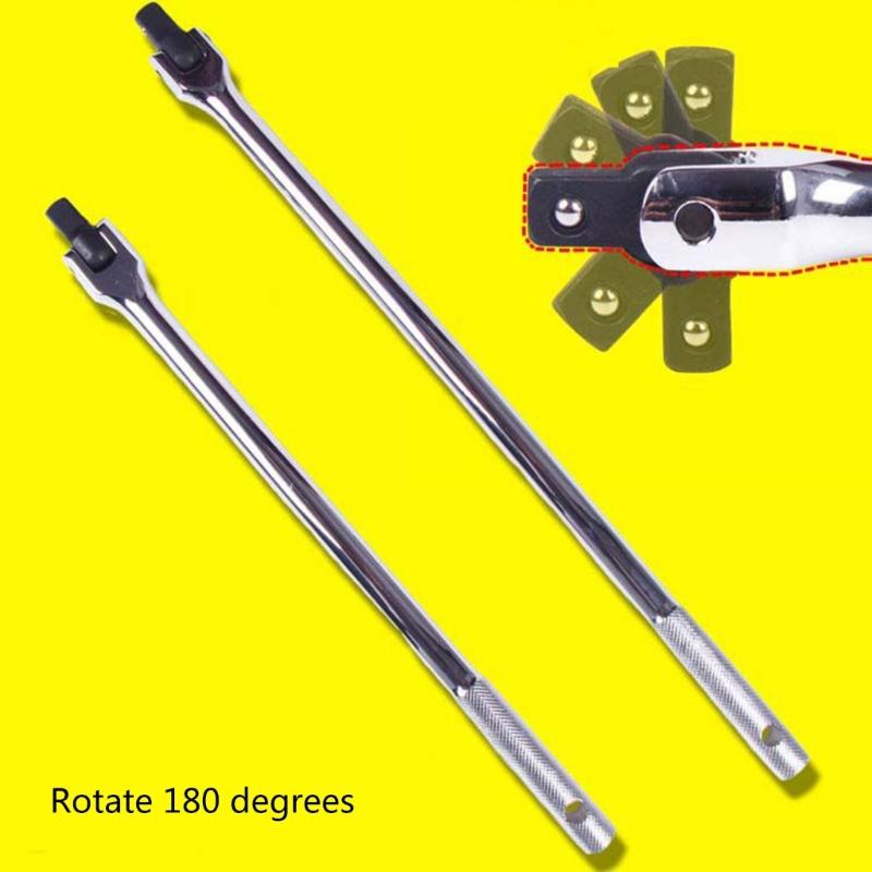F Handle Socket Wrench Steering Handle 180 Degree Rotating Handles Durable Tool for Mechanics Builder DIY Enthusiasts