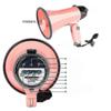 Barsinfi 25w Portable Loud Speaker Megaphone Blow Horn Outdoor Megaphone Outdoor Speaker High Power Speaker Recording Horn Tour Guide Speaker