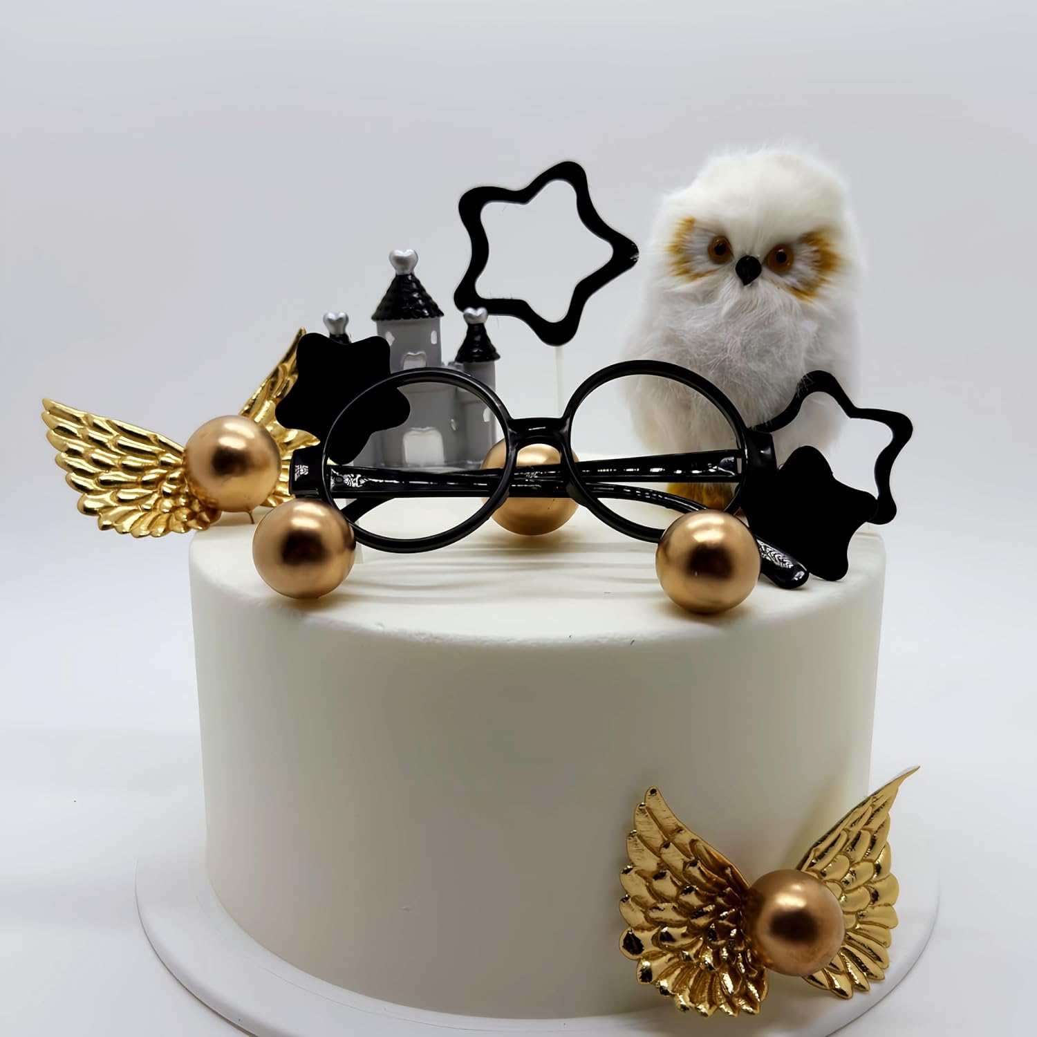 

Принадлежности для вечеринки волшебника Магический замок Украшения для торта Блестящие украшения для торта в тематике волшебника Магический топпер для торта волшебника