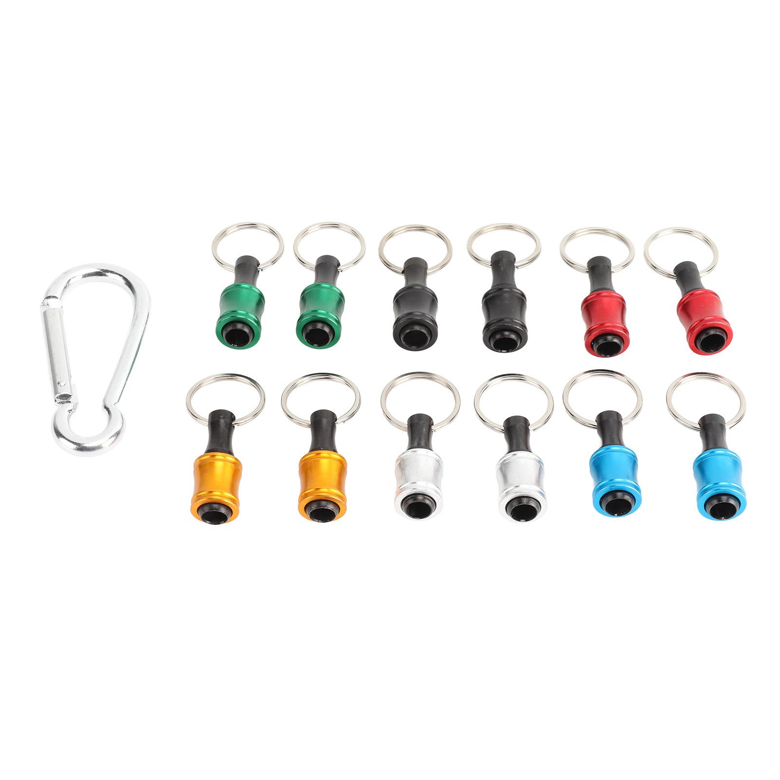 Шестигранный хвостовик Брелок Держатель бит для отвертки Быстросъемный Держатель бит для отвертки и дрели Набор