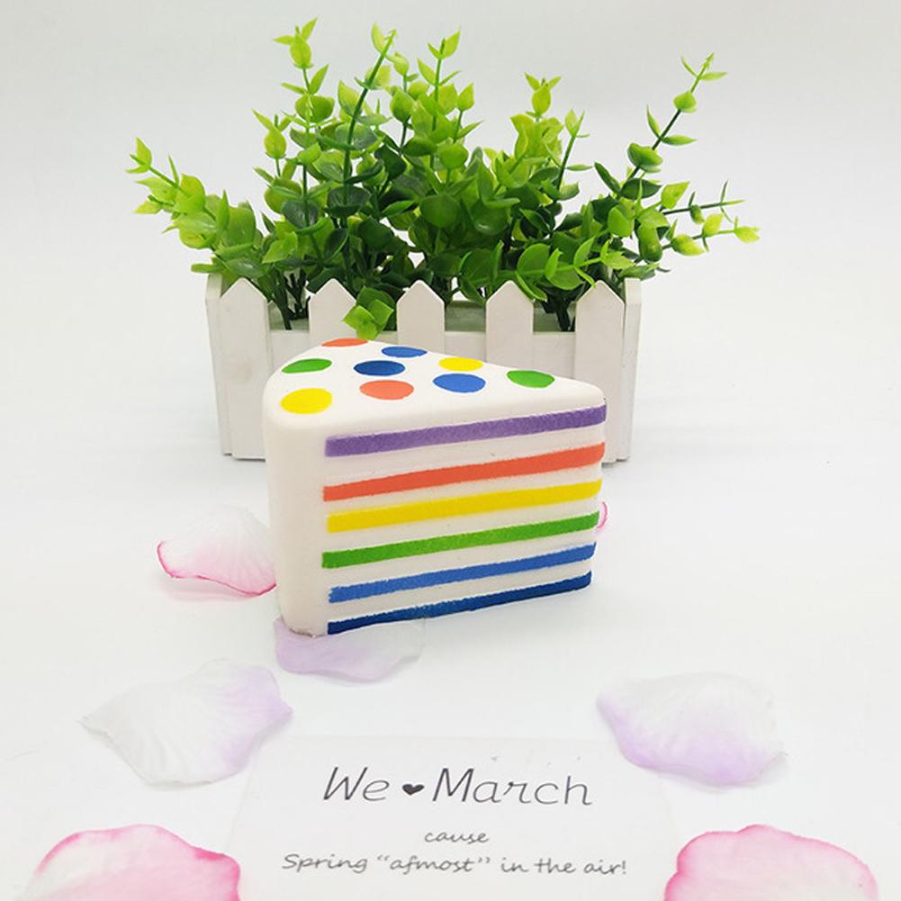 Sweet Simulation Cake Toy Silicone Pinching Toys Soft Stress Relief Slow Rising Sensory Fidget Toys Gifts For Kids Adult