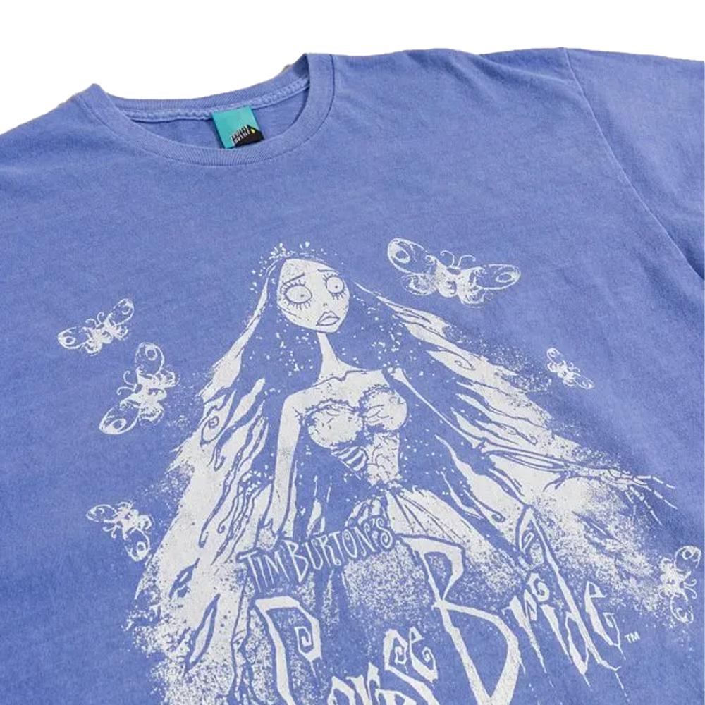 Corpse Bride Unisex Adult Butterfly Vintage Wash T-Shirt