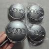 4Pcs 77mm Car Wheel Center Hub Cap 4L0601170 For  Audi A3 A5 A4 A6 A7 Q3 Q5 Q7 Rim Cover Emblem Stickers Hubcaps Auto Accessories