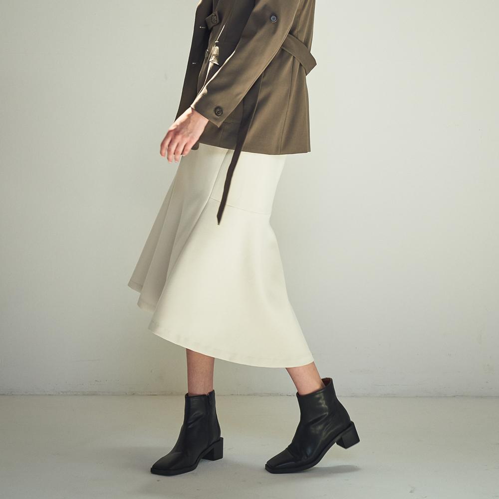ACUD Mermaid Line Flared Skirt_L.Grey