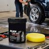 Car Tire Shine Retreading Paste 150g Black Tire Cleaning Paste Waterproof Wheel Shine Balm Long-lasting Protection
