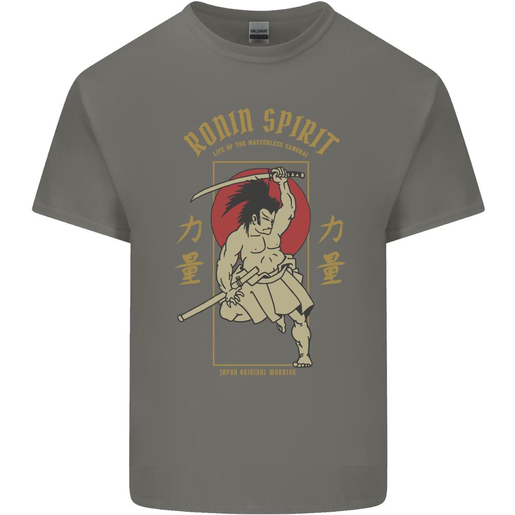 Ronin Spirit Samurai Japan Japanese Unisexs Light Cotton TShirt