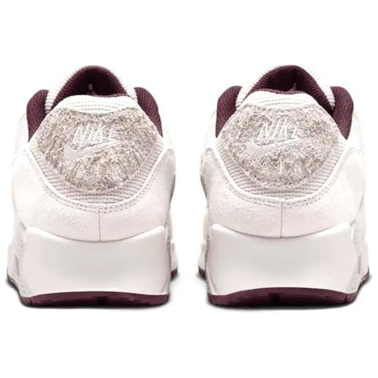 New Nike Air Max 90 Prm Sail Burgundy Crush HQ1712-001