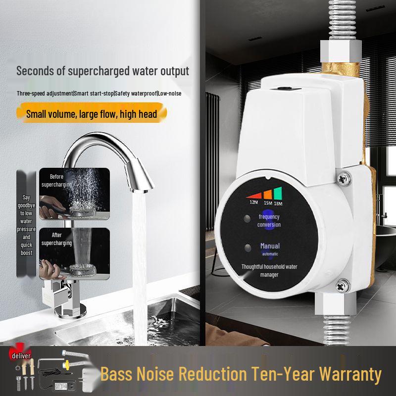 24V Intelligent Automatic Bathroom Booster Pump for Solar Showers - High Temp Resistant