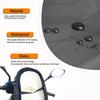 Universal Motorcycle Flexible Seat Cover Waterproof Saddle Cover Dustproof UV Sun Protection Black 210D