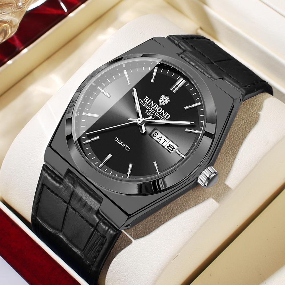 Men's Waterproof Luminous Running Alarm Clock Watch