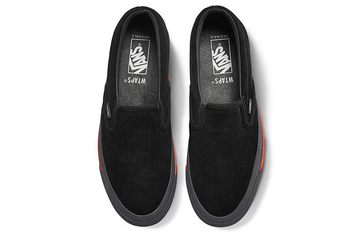 Vans Wtaps X Og Classic Slip On Lx 'Black Red' VN0A45JK20E