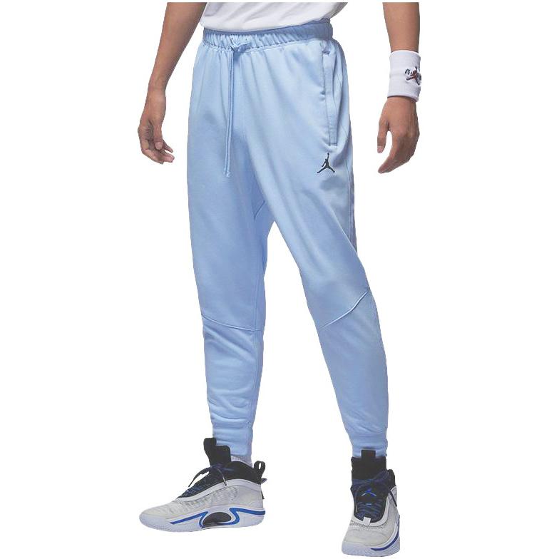 Jordan Pantalones de chándal de punto transpirables casuales para hombre, parte inferior azul DQ7333-425