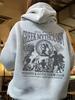2025 Women's Double-sided Print Casual Letter Figure Hoodie