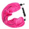 Stuffable Neck Pillow Multifunctional U Shape Comfortable Detachable Portable Neck Pillow Storage Bag for Travel Rose