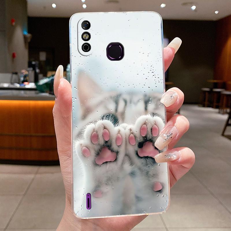 For Infinix Smart 4 Case Transparent Luxury Dragon Cute Cool Boys Girls Soft Bumper For Infinix Smart 4 4c X653 X653C Phone Case