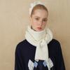 Winter Knitted Wool Scarf For Women Warm Shawls Wrap Scarves Solid Color Design Thick Soft Cashmere Pashmina Neckerchief Poncho