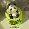 Panda Nachtlicht LED Schreibtisch Nachttisch Leselampe mit Schublade Dimmbar Wiederaufladbar Panda Tischlampe für Kinderzimmer Schlafzimmer