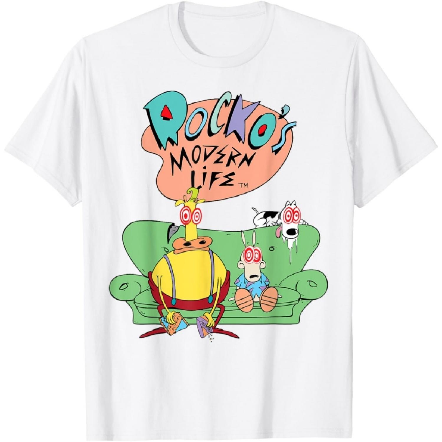 Nickelodeon Rocko s Modern Life Dazed and Confused T-Shirt T-Shirt S