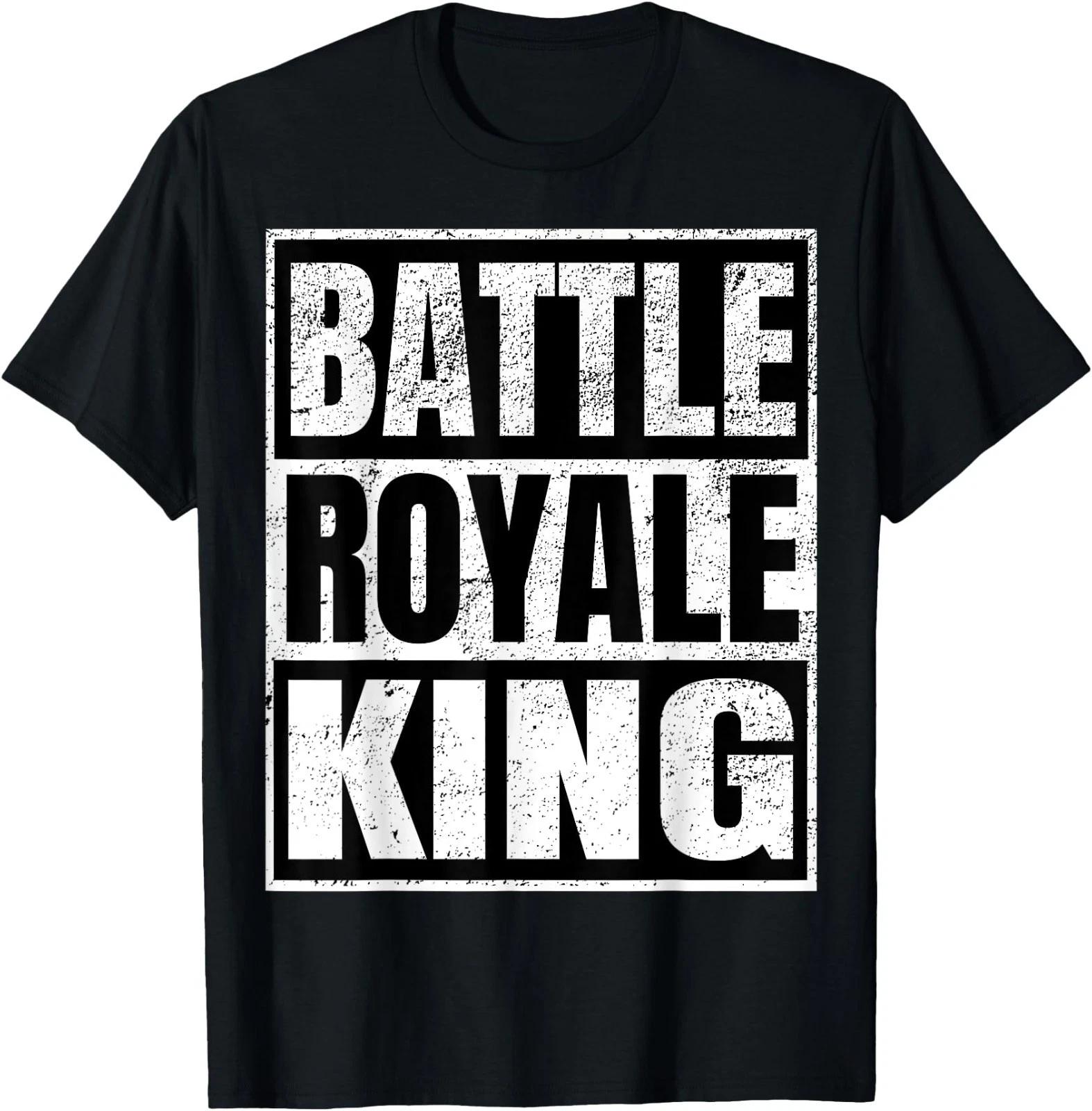Battle Royale King Distressed Gamer Gift T-Shirt T-Shirt S
