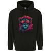A Retrowave Lion Childrens Kids Hoodie