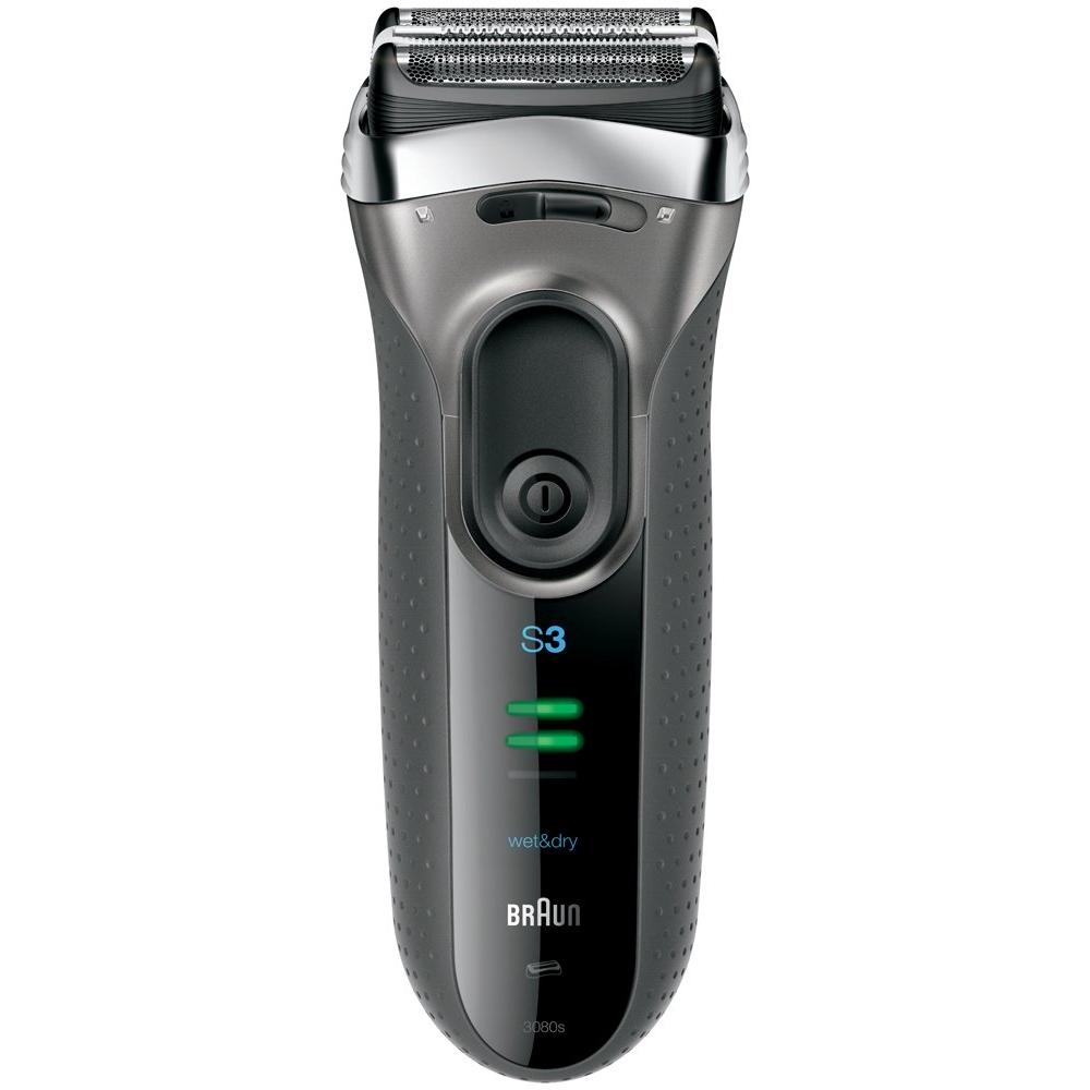 

Braun Men S Electric Shaver SerieS 3 3080S S 3 Blade Water waSh Bath Shaver Silver