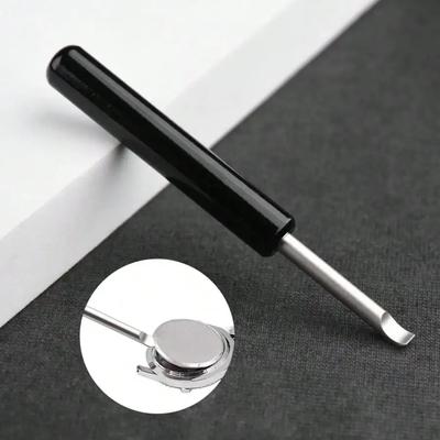 1PC Watch Back Case Opener Tool, Stainless Heavy-Duty Watch Repair Tool with Precision Lever, for Battery Replacement Strap