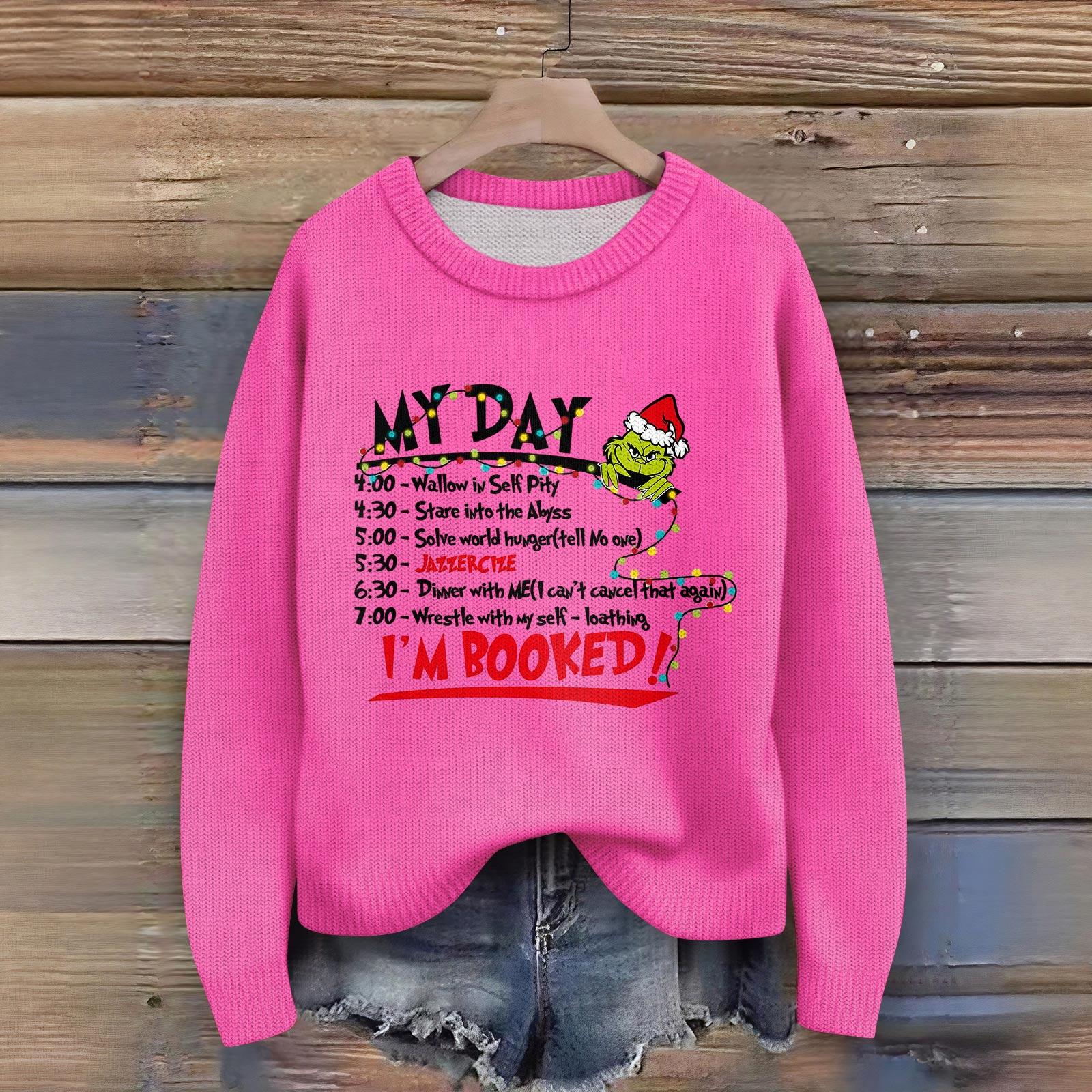 

Женский модный повседневный пуловер с длинным рукавом и вырезом горловины XL розовый