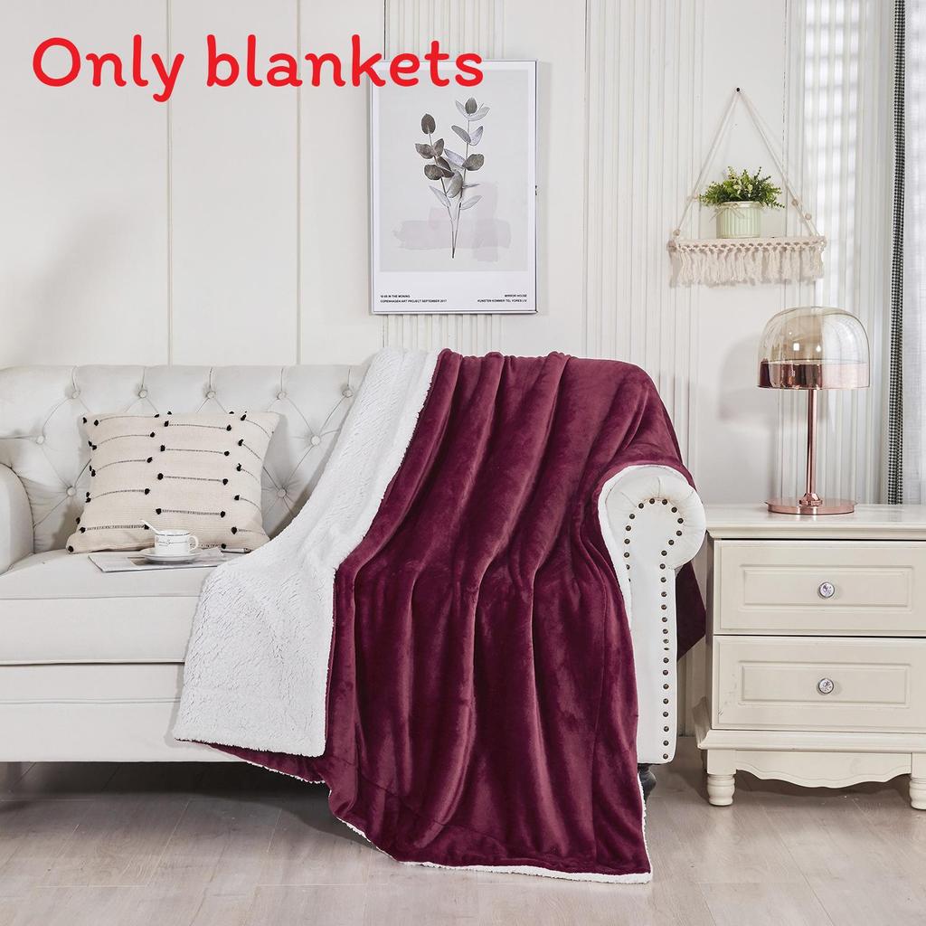 Plush Versatile Blankets With Classic Solid Colors For Home Decor Gifts And