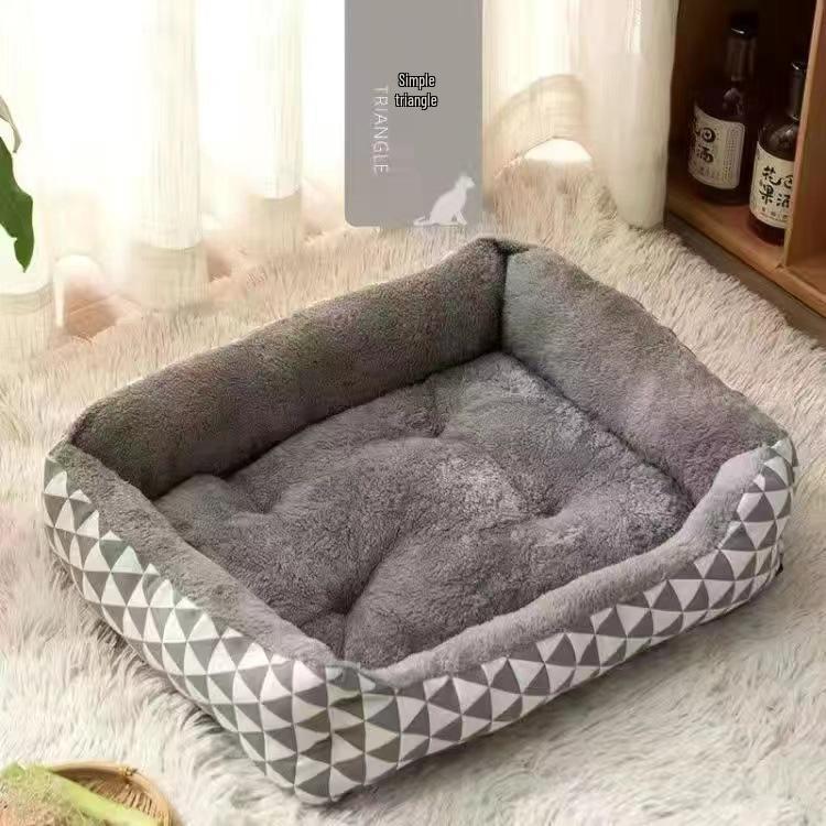 

All-Season Dog & Cat House with Winter Warming Bed – Available in Small & Large Sizes S size [40*30cm recommended for under 3 jin]