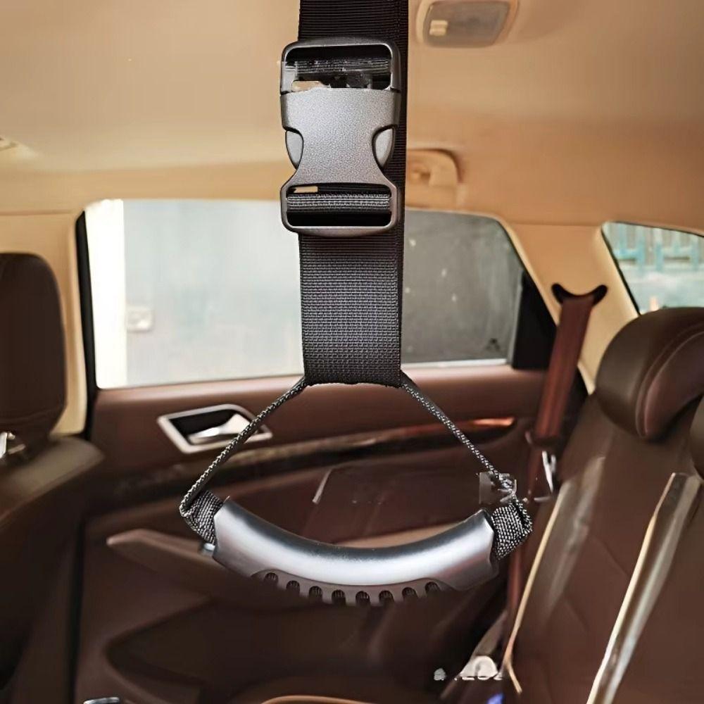 Secure Buckle Design Safety Support Handle Vehicle Auxiliary Handle Ring  Elderly Assistance