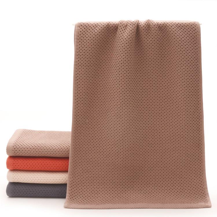Customizable Honeycomb Pure Cotton Absorbent Waffle Weave Towel Set