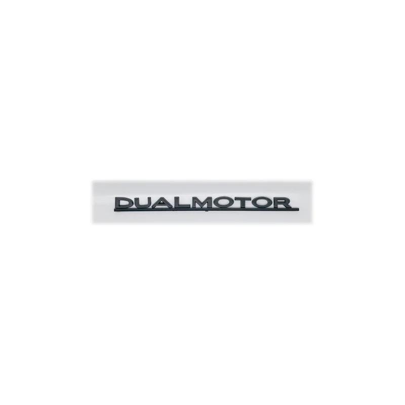 

Эмблема с подчеркнутыми буквами DUAL MOTOR для TESLA Model 3 Y S X Автомобильный стайлинг Модификация Наклейка на значок багажника Хром Черный Аксессуары