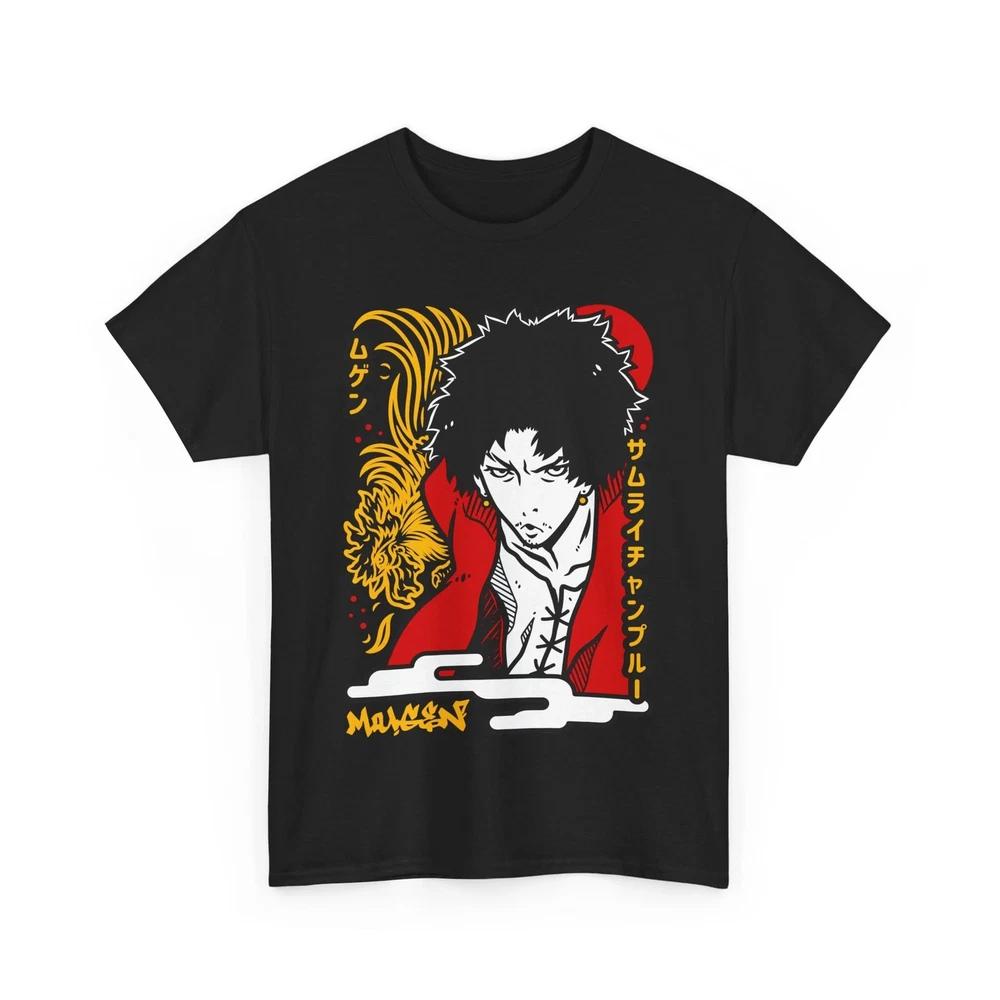 Anime Samurai Champloo Mugen Tee Black T Shirt S