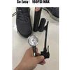 Bike Pump, Air Bicycle Pump Inflator for Presta and Schrader Valve Tire Ball Bike Portable Pumps 160PSI & 11BAR